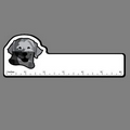 6" Ruler W/ Golden Retriever's Face